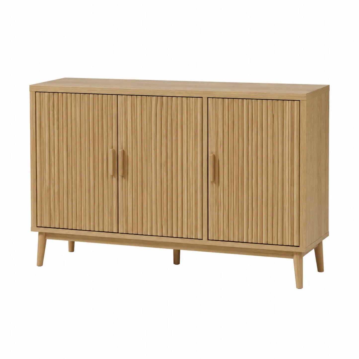 Aparador de Madera de Roble con 3 Puertas