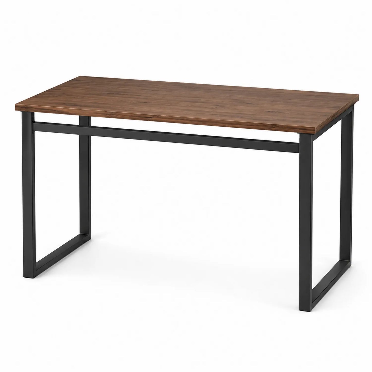 Mesa de madera con patas de metal 120x60x75 cm