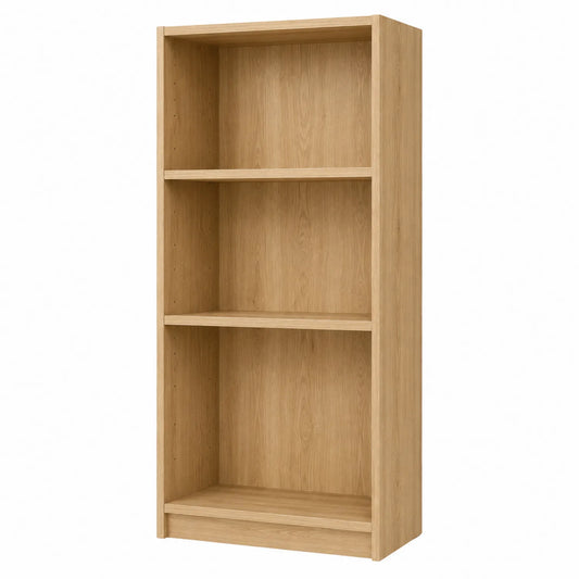Estantería de Madera de Roble Claro 180x80x30 cm